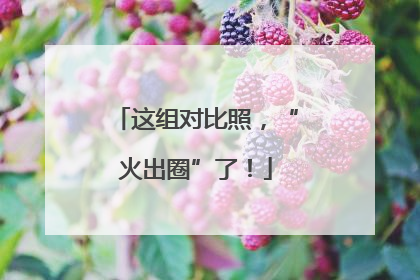 这组对比照，“火出圈”了！