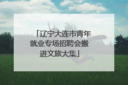 辽宁大连市青年就业专场招聘会搬进文旅大集