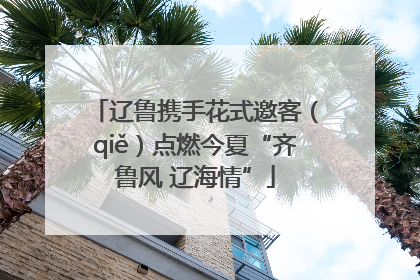 辽鲁携手花式邀客（qiě）点燃今夏“齐鲁风 辽海情”