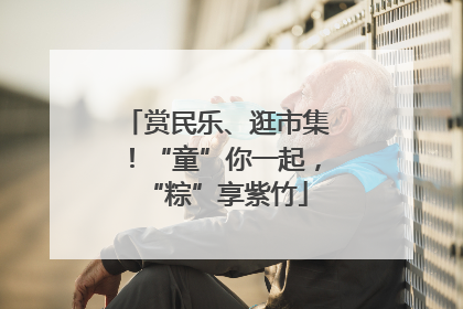 赏民乐、逛市集！“童”你一起，“粽”享紫竹