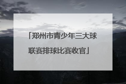 郑州市青少年三大球联赛排球比赛收官