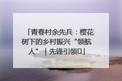 青春村余先兵：樱花树下的乡村振兴“领航人”｜先锋引领⑪