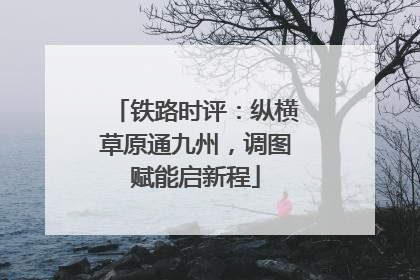 铁路时评：纵横草原通九州，调图赋能启新程