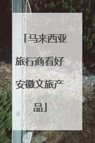 马来西亚旅行商看好安徽文旅产品