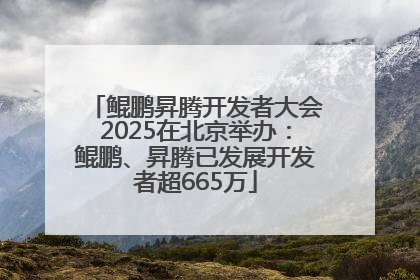 鲲鹏昇腾开发者大会2025在北京举办：鲲鹏、昇腾已发展开发者超665万