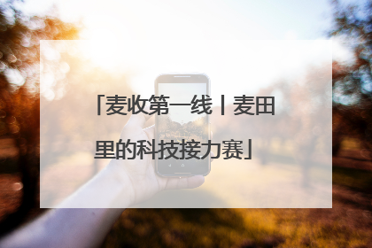 麦收第一线丨麦田里的科技接力赛