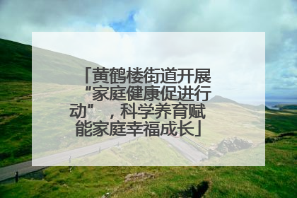 黄鹤楼街道开展“家庭健康促进行动”，科学养育赋能家庭幸福成长