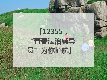 12355，“青春法治辅导员”为你护航