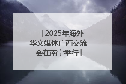 2025年海外华文媒体广西交流会在南宁举行
